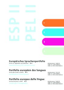 Portfolio européen des langues II
