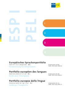 Europäisches Sprachenportfolio I